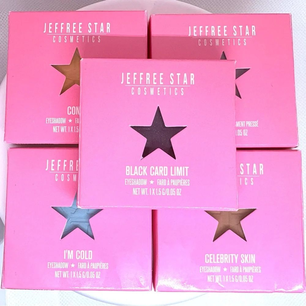 Jeffrey Star Press Pigment Single Color BLACK CARD LIMIT
